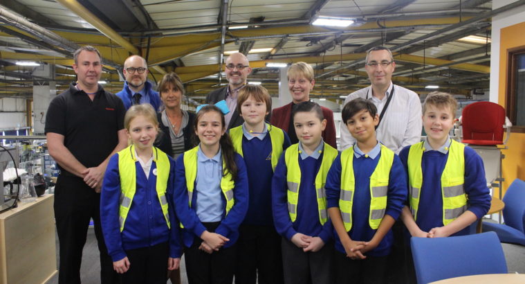 Six Engineering and Science project winners from Portway Junior School have won an access-all-areas tour of the Stannah factory in Andover