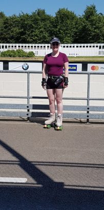 Stannah Communications Manager Charity Skate