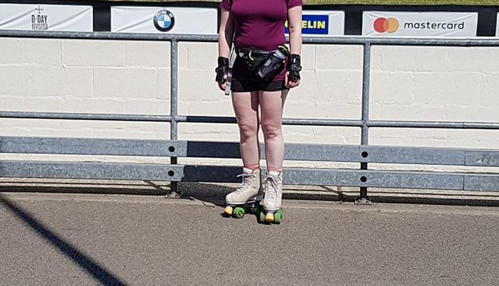 Stannah Communications Manager Charity Skate