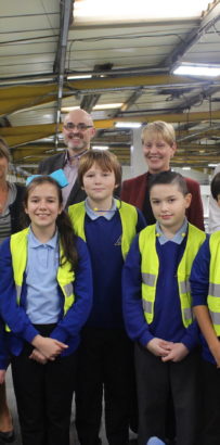 Six Engineering and Science project winners from Portway Junior School have won an access-all-areas tour of the Stannah factory in Andover