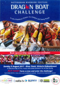 Team Stannah Dragon Boat Race.